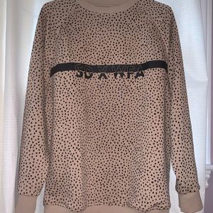 WHITE FOX X SARAHS DAY speckle sweatshirt